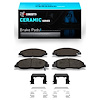 Ceramic Brake Pads & Hardware Kit, 2008-2014 GM, Position: Front - image 1