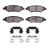 Ceramic Brake Pads & Hardware Kit, 2008-2016 GM, Position: Rear - image 1