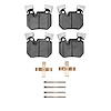 Ceramic Brake Pads & Hardware Kit, 2006-2013 BMW, Position: Rear - image 1