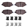 Ceramic Brake Pads & Hardware Kit, 2013-2016 Ford/Lincoln/Mercury/Mazda, Position: Rear - image 1