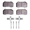 Ceramic Brake Pads & Hardware Kit, Fits Select Fits Multiple Makes/Models, Position: Front - image 1