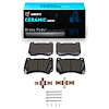 Ceramic Brake Pads & Hardware Kit, 2009-2014 Kia/Hyundai/Genesis, Position: Front - image 1