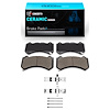 Ceramic Brake Pads & Hardware Kit, Fits Select Mopar, Position: Front