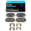 Ceramic Brake Pads & Hardware Kit, 2013-2015 Kia/Hyundai/Genesis, Position: Front - image 1