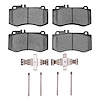 Ceramic Brake Pads & Hardware Kit, 2010-2017 Mercedes-Benz, Position: Front - image 1