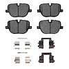 Ceramic Brake Pads & Hardware Kit, 2010-2013 Land Rover, Position: Rear - image 1