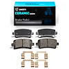 Ceramic Brake Pads & Hardware Kit, 2010-2020 GM, Position: Rear - image 1