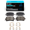 Ceramic Brake Pads & Hardware Kit, 2011-2016 GM, Position: Rear - image 1