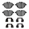 Ceramic Brake Pads & Hardware Kit, Fits Select BMW, Position: Rear - image 2