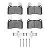 Ceramic Brake Pads & Hardware Kit, 2010-2015 GM, Position: Front - image 1