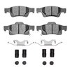 Ceramic Brake Pads & Hardware Kit, Fits Select Mopar, Position: Rear - image 2