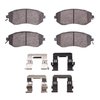 Ceramic Brake Pads & Hardware Kit, Fits Select Fits Multiple Makes/Models, Position: Front - image 2