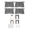 Ceramic Brake Pads & Hardware Kit, 2012-2017 Kia/Hyundai/Genesis, Position: Front - image 1