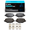 Ceramic Brake Pads & Hardware Kit, 2013-2019 Ford/Lincoln/Mercury/Mazda, Position: Rear - image 1