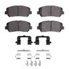 Ceramic Brake Pads & Hardware Kit, Fits Select Ford/Lincoln/Mercury/Mazda, Position: Front - image 2
