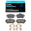 Ceramic Brake Pads & Hardware Kit, 2012-2020 Mercedes-Benz, Position: Rear