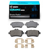 Ceramic Brake Pads & Hardware Kit, 2012-2019 Mercedes-Benz, Position: Rear - image 1