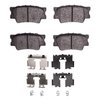 Ceramic Brake Pads & Hardware Kit, Fits Select Fits Multiple Makes/Models, Position: Rear - image 2