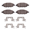 Ceramic Brake Pads & Hardware Kit, Fits Select Infiniti/Nissan, Position: Front - image 1