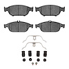 Ceramic Brake Pads & Hardware Kit, 2012-2014 Mercedes-Benz, Position: Front - image 1