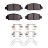 Ceramic Brake Pads & Hardware Kit, Fits Select Acura/Honda, Position: Front - image 2