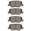 Ceramic Brake Pads, Fits Select Fits Multiple Makes/Models, Position: Rear