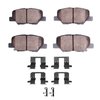 Ceramic Brake Pads & Hardware Kit, Fits Select Fits Multiple Makes/Models, Position: Rear - image 2