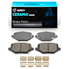 Ceramic Brake Pads & Hardware Kit, 2009-2014 Fits Multiple Makes/Models, Position: Rear - image 1