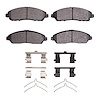 Ceramic Brake Pads & Hardware Kit, 2017-2020 Acura/Honda, Position: Front - image 1