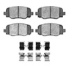 Ceramic Brake Pads & Hardware Kit, Fits Select Mopar, Position: Rear - image 1