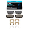 Ceramic Brake Pads & Hardware Kit, 2016-2017 Kia/Hyundai/Genesis, Position: Front - image 1