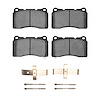 Ceramic Brake Pads & Hardware Kit, 2010-2016 Kia/Hyundai/Genesis, Position: Front - image 1