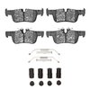 Ceramic Brake Pads & Hardware Kit, Fits Select Fits Multiple Makes/Models, Position: Rear - image 2