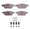 Ceramic Brake Pads & Hardware Kit, Fits Select Ford/Lincoln/Mercury/Mazda, Position: Front - image 2