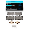 Ceramic Brake Pads & Hardware Kit, Fits Select Ford/Lincoln/Mercury/Mazda, Position: Front - image 1