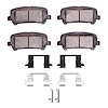 Ceramic Brake Pads & Hardware Kit, 2015-2020 GM, Position: Rear - image 1