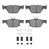 Ceramic Brake Pads & Hardware Kit, Fits Select Subaru, Position: Rear - image 1