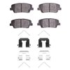 Ceramic Brake Pads & Hardware Kit, 2015-2020 Kia/Hyundai/Genesis, Position: Rear - image 2