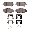 Ceramic Brake Pads & Hardware Kit, 2013-2019 GM, Position: Rear - image 1