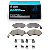 Ceramic Brake Pads & Hardware Kit, 2014-2021 Mopar, Position: Front - image 1