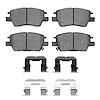 Ceramic Brake Pads & Hardware Kit, Fits Select GM, Position: Front - image 1