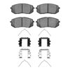 Ceramic Brake Pads & Hardware Kit, 2016-2020 Kia/Hyundai/Genesis, Position: Front - image 2