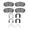 Ceramic Brake Pads & Hardware Kit, Fits Select Kia/Hyundai/Genesis, Position: Front - image 1