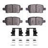 Ceramic Brake Pads & Hardware Kit, Fits Select GM, Position: Rear - image 2