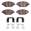 Ceramic Brake Pads & Hardware Kit, Fits Select GM, Position: Front - image 1