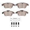Ceramic Brake Pads & Hardware Kit, 2017-2019 Jaguar, Position: Front - image 1