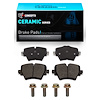 Ceramic Brake Pads & Hardware Kit, Fits Select Fits Multiple Makes/Models, Position: Front