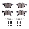 Ceramic Brake Pads & Hardware Kit, Fits Select Mopar, Position: Rear - image 1