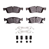 Ceramic Brake Pads & Hardware Kit, Fits Select Mopar, Position: Front - image 1
