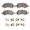 Ceramic Brake Pads & Hardware Kit, 2017-2021 Audi/Porsche/Volkswagen, Position: Front - image 1